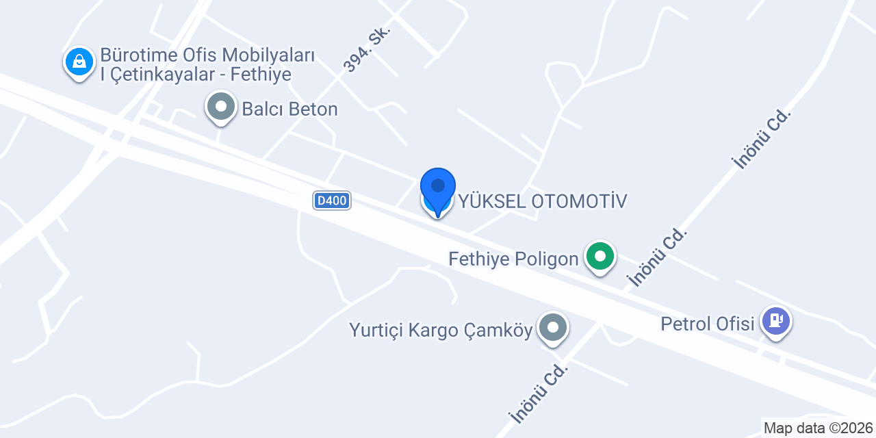YÜKSEL OTOMOTİV konumu