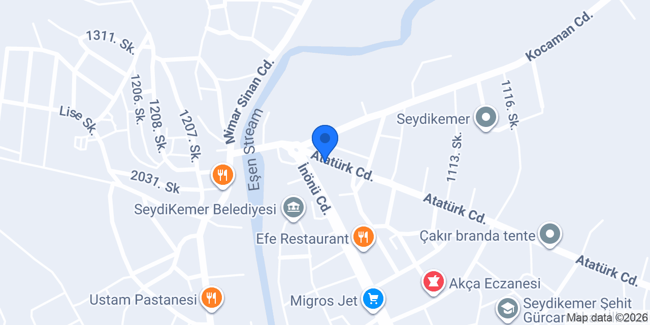 Karakayalar Kuyumculuk konumu