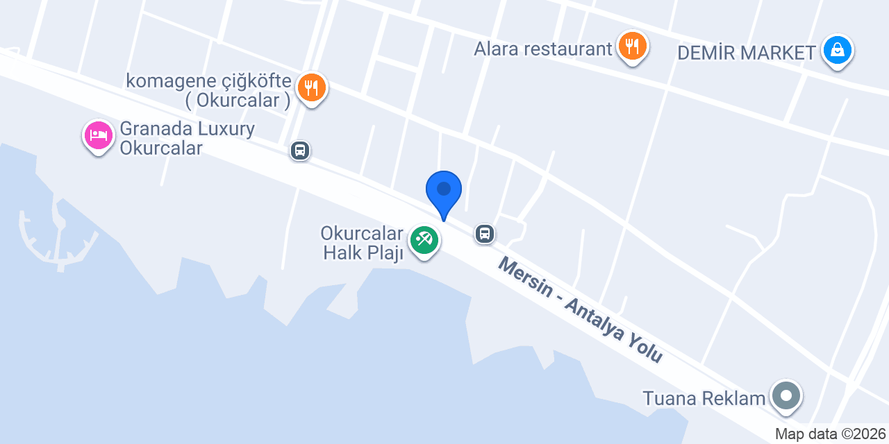 Azak Blue Otel & Restaurant konumu