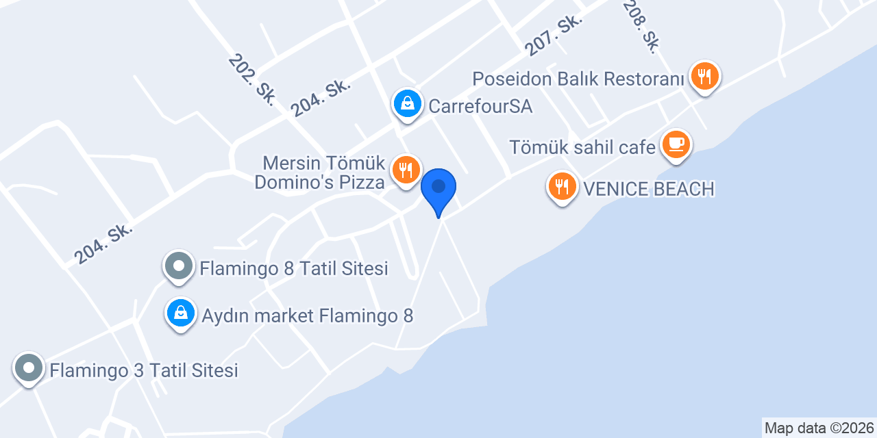 Flamingo Emlak konumu