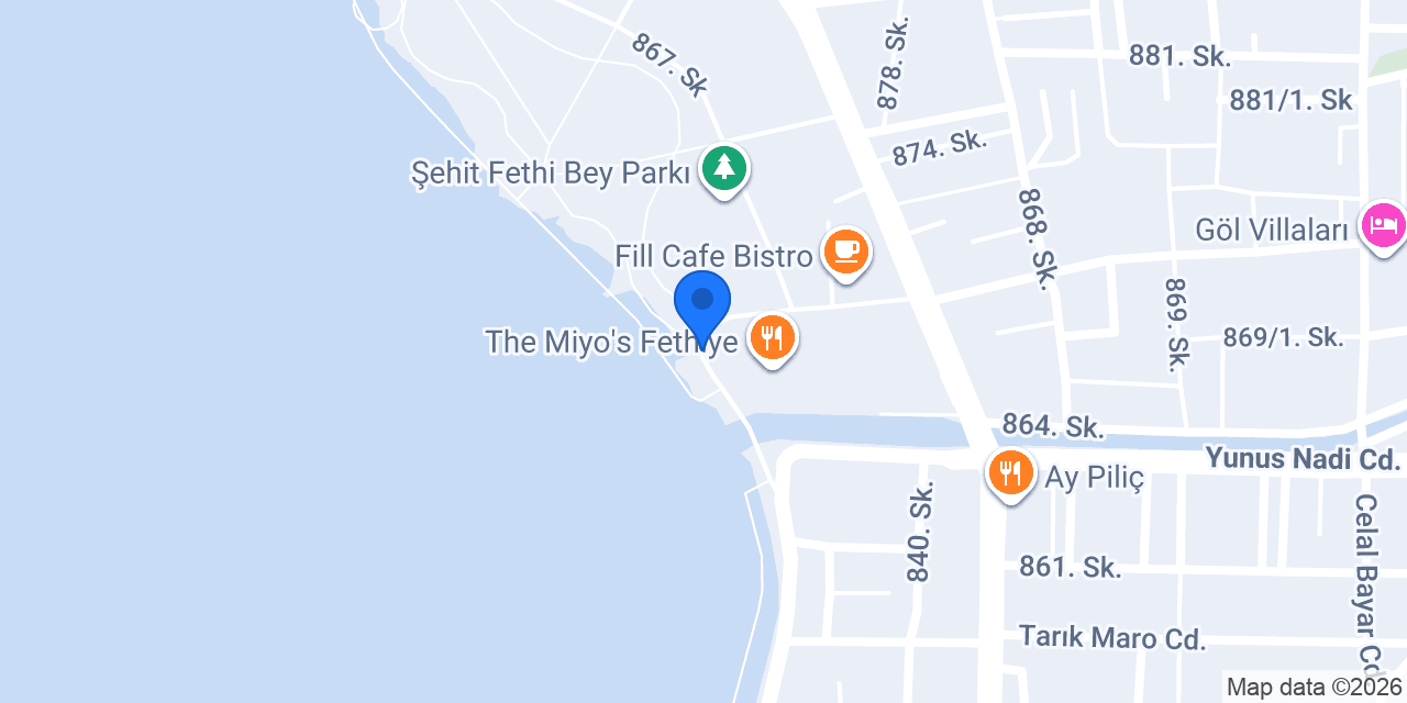 TukTuk Cafee Fethiye konumu