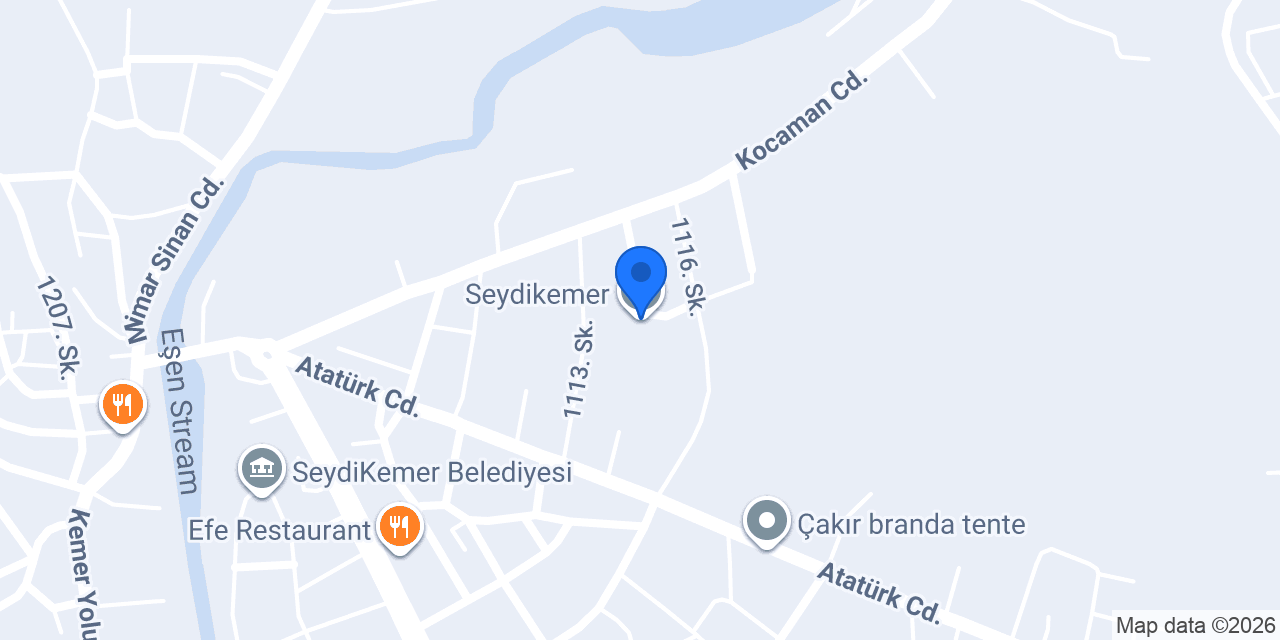 Seydikemer konumu