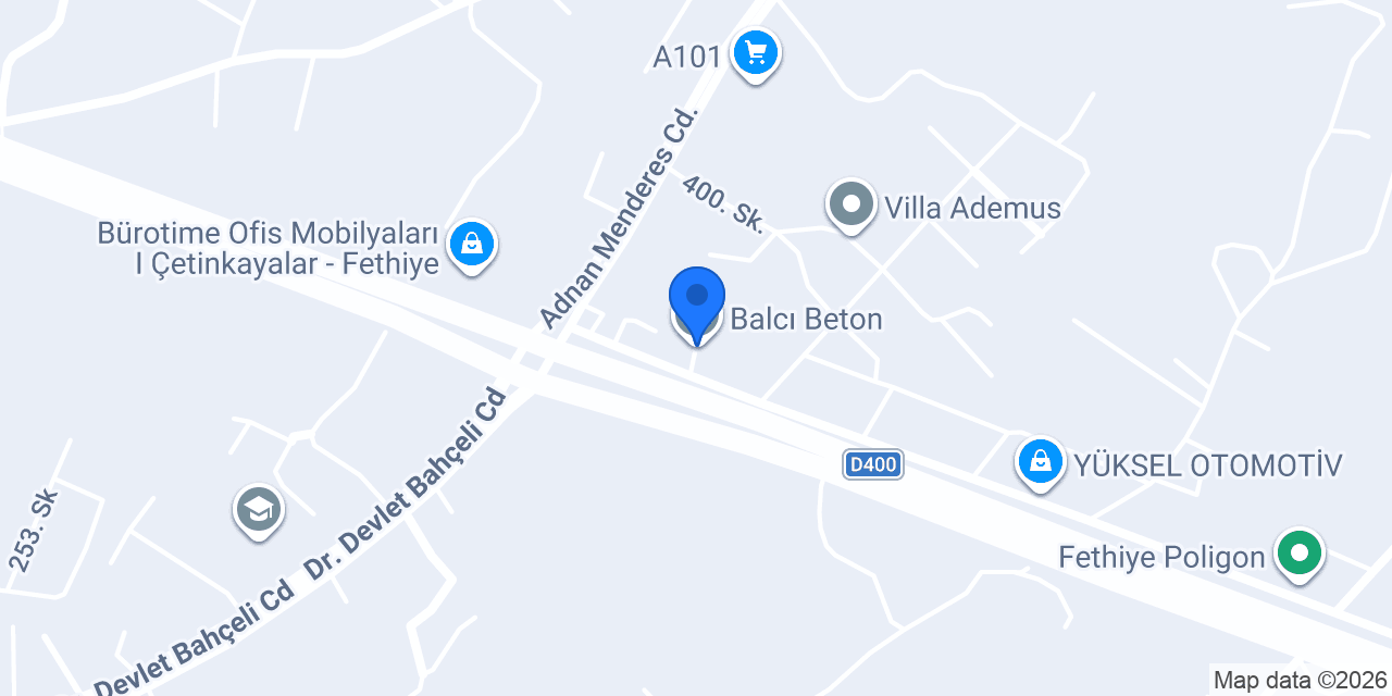 Balcı Beton konumu