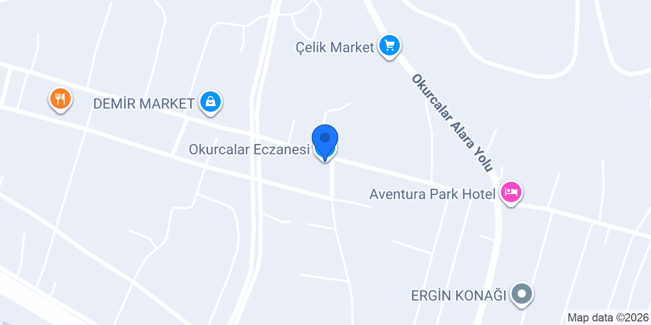 Okurcalar Eczanesi konumu