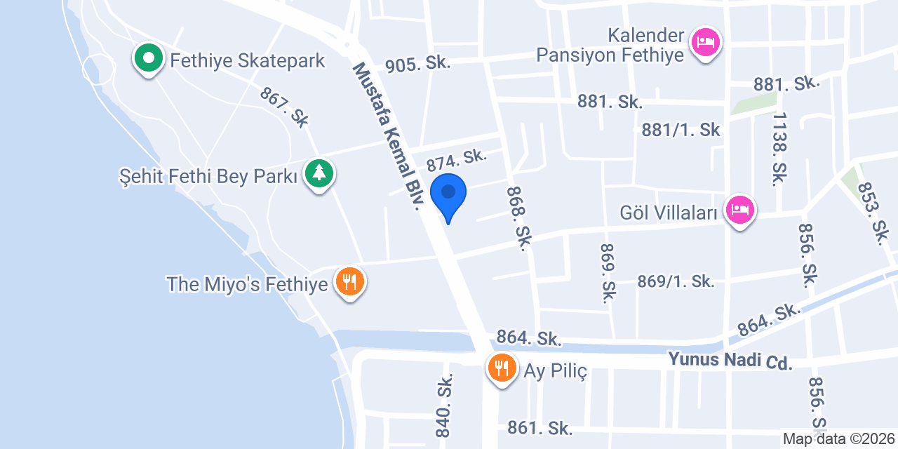 PODER Ayak Bakım Merkezi konumu