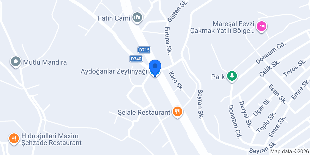 Aydoğanlar Zeytinyağı konumu