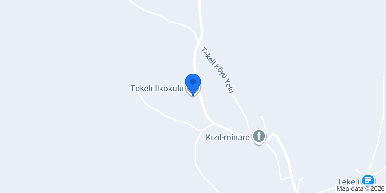 Tekelı İlkokulu konumu