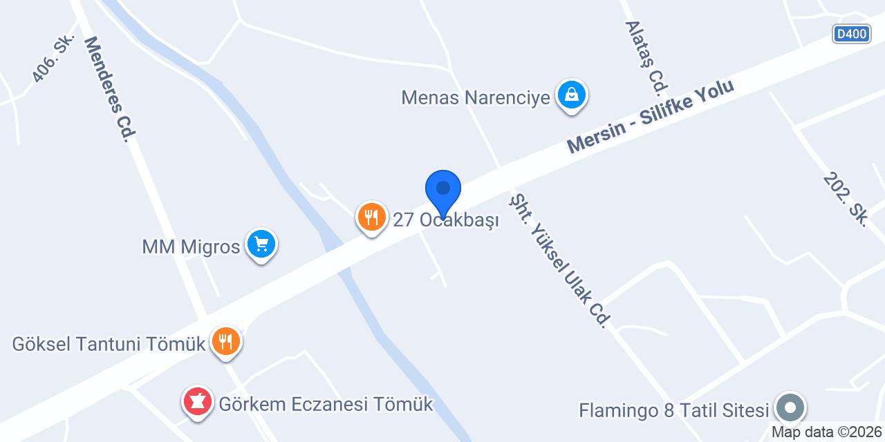 Mersin Mermerci - EFEMER konumu