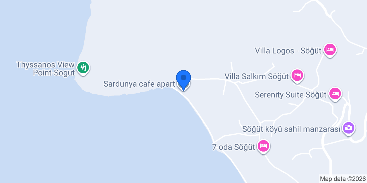 Sardunya cafe apart konumu