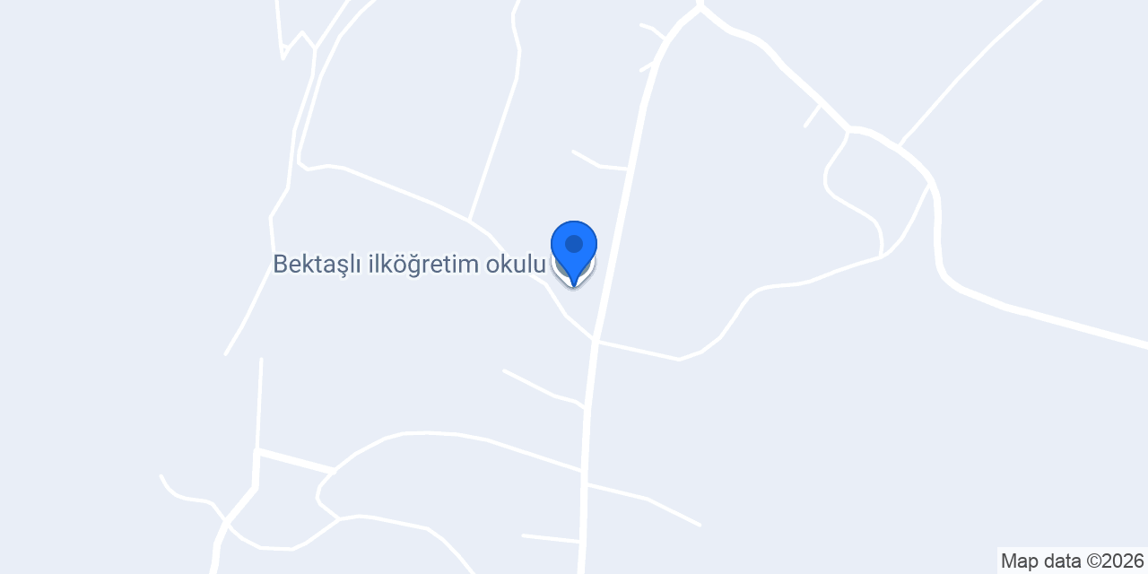 Bektaşlı ilköğretim okulu konumu