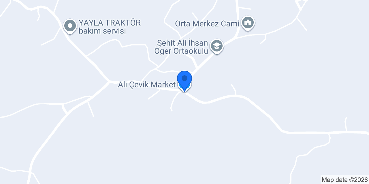 Ali Çevik Market konumu
