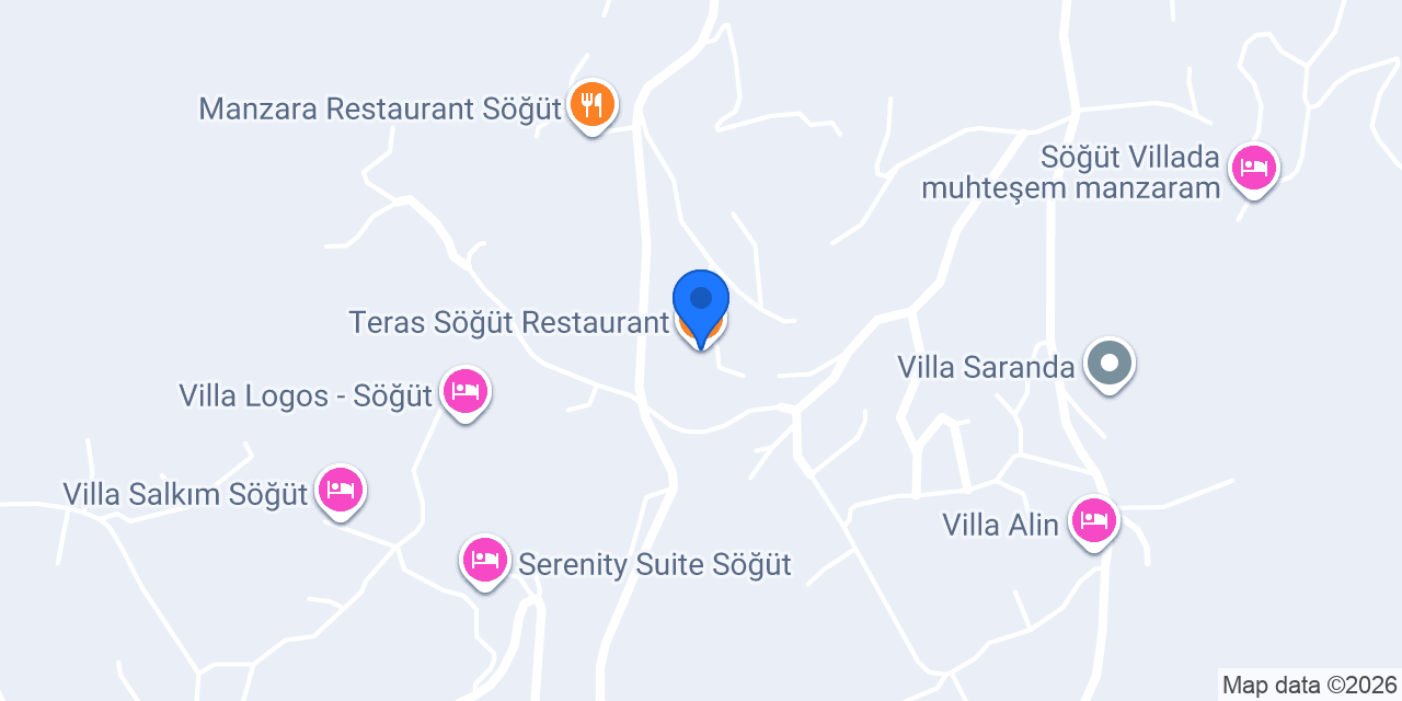 Teras Söğüt Restaurant konumu