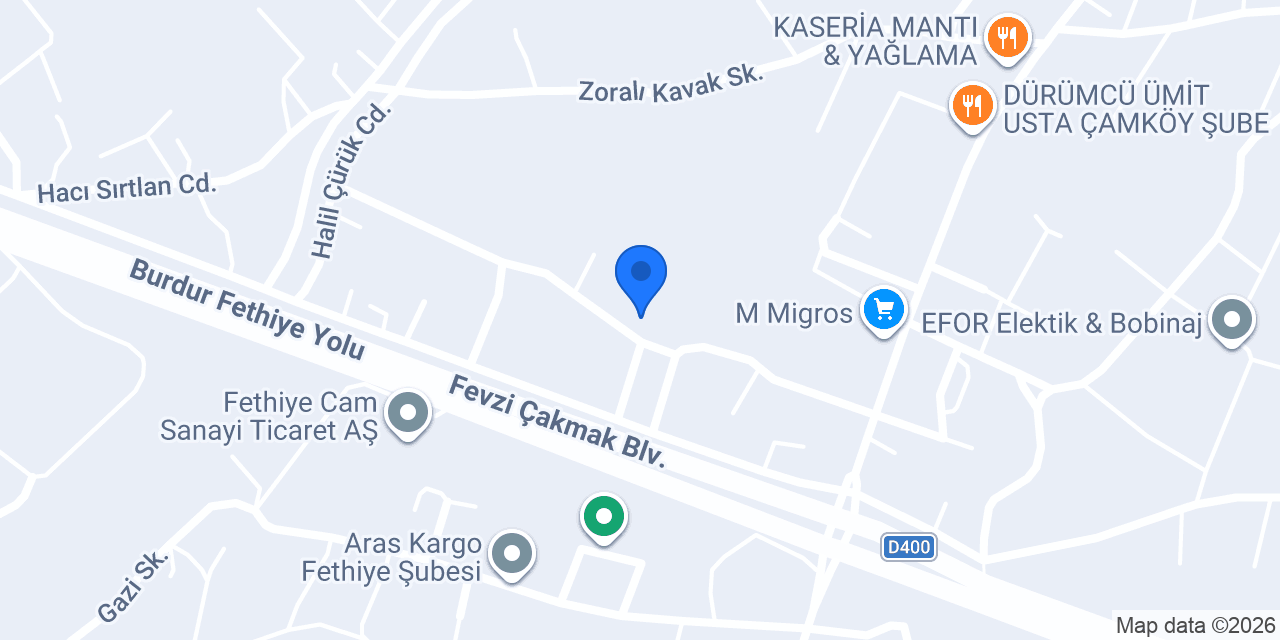 Üyük Hafriyat Fethiye konumu