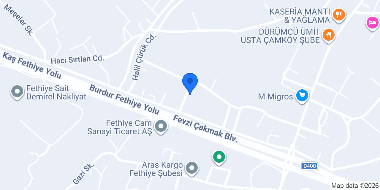 Ecesu Yol Yardım konumu