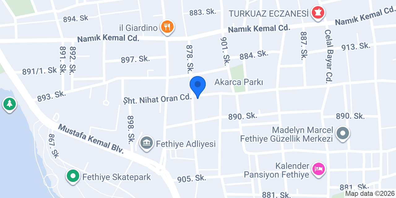 Hayvacı Hukuk Bürosu konumu
