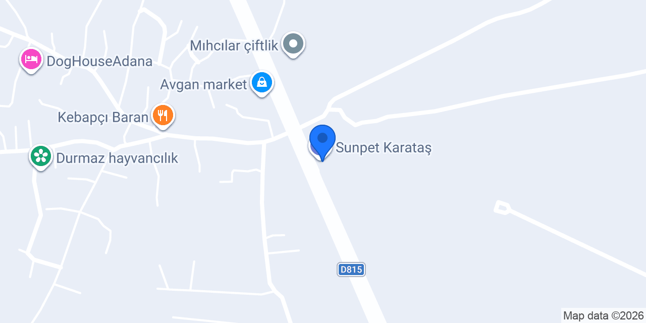 Sunpet Karataş konumu