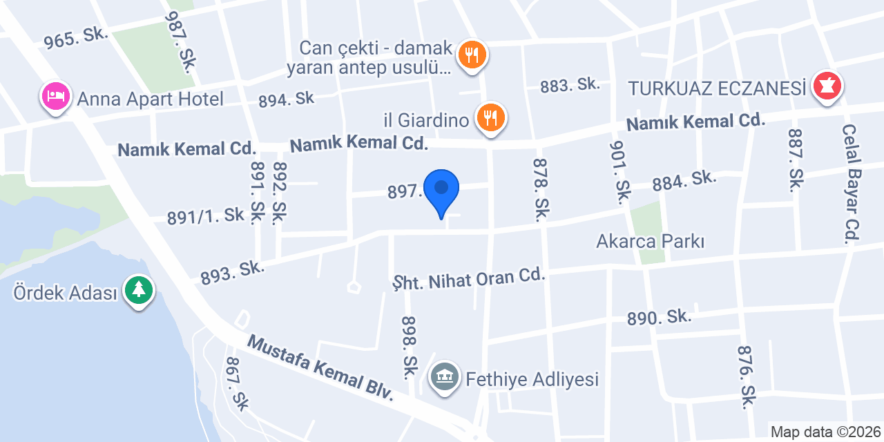 FETHİYE FİZYOTERAPİ konumu