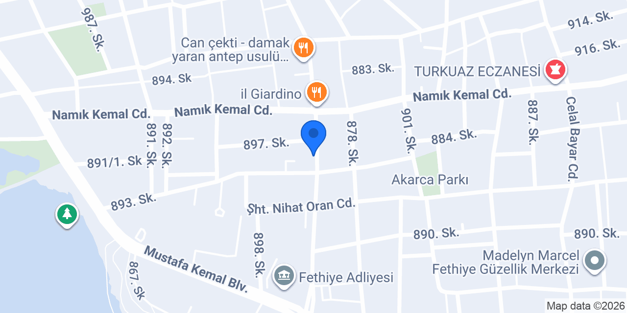 Papelli Fethiye konumu
