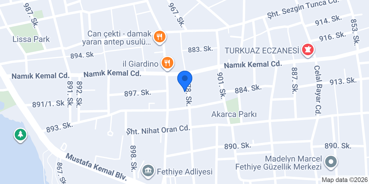 Dr. Levent Burak Yıldız Klinik konumu