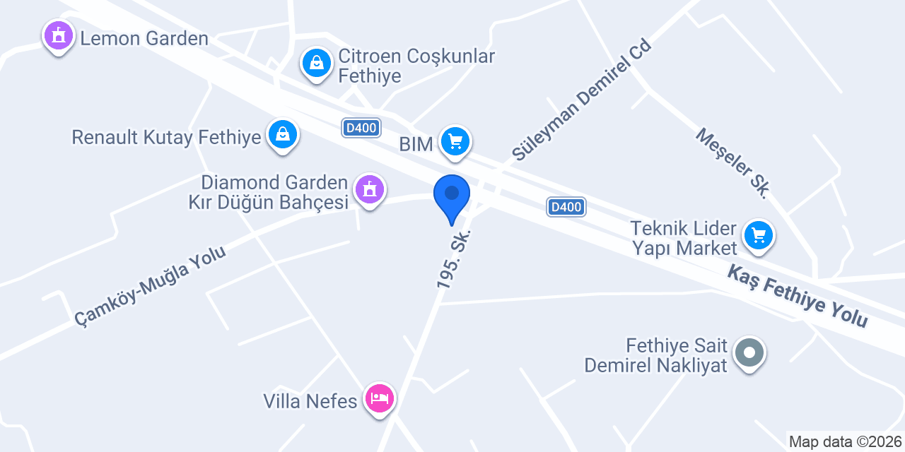 Gökçe Lojistik konumu