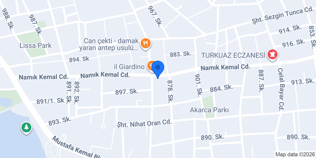 Şahinler inşaat konumu