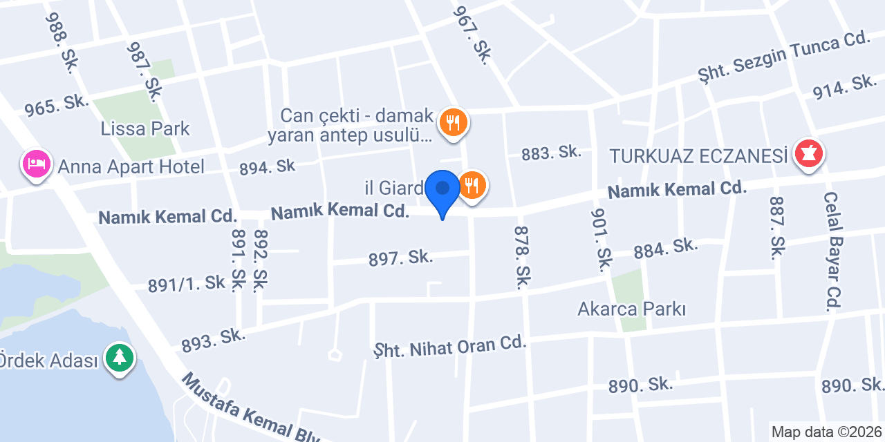 Family Veteriner Kliniği konumu