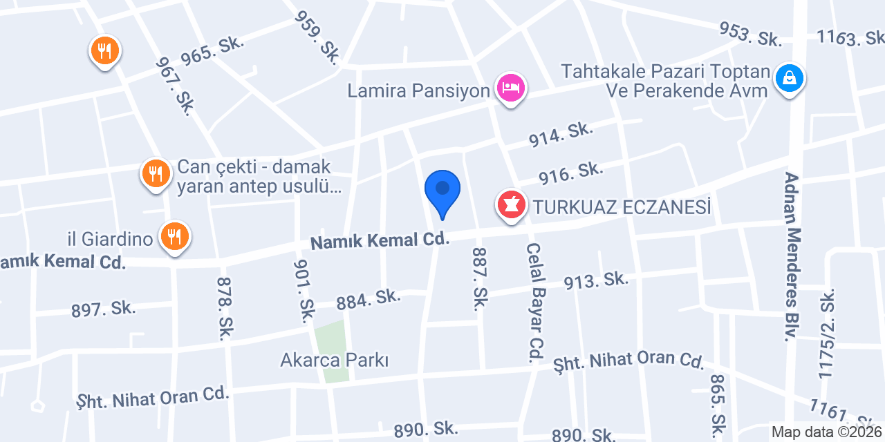 Hedefbir Teknik Servis konumu