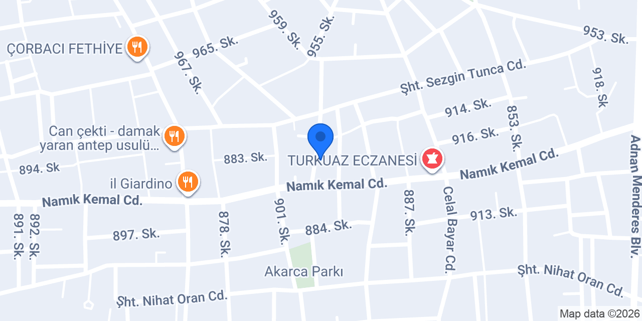 Sarı Konak Apart Hotel konumu