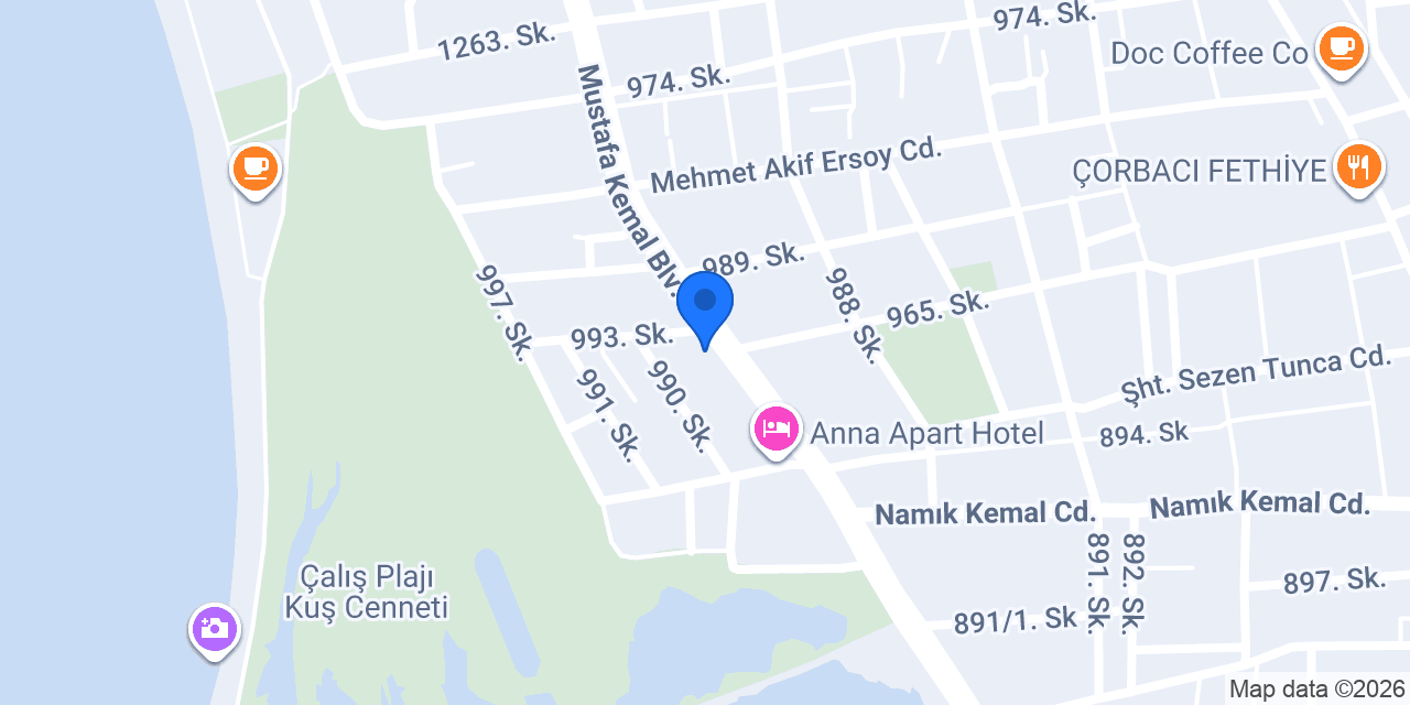 Ankavet Veteriner kliniği konumu