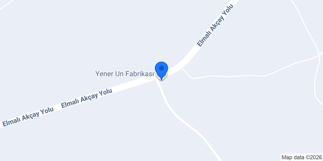 Yener Un Fabrikası konumu