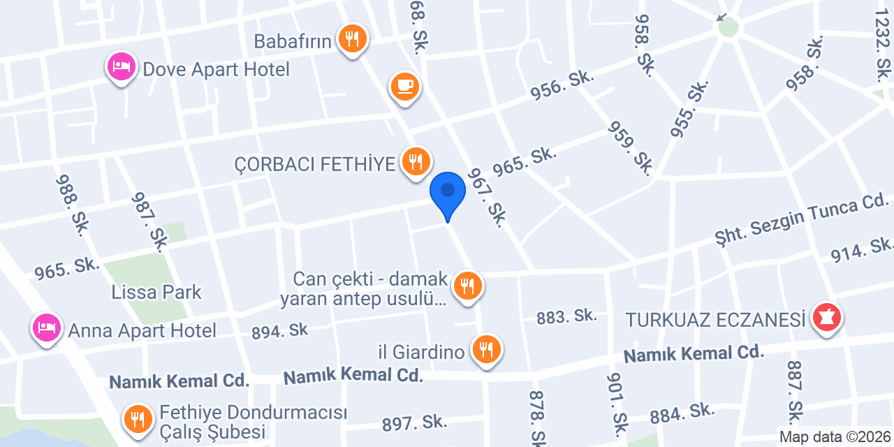 Deniz Kuaför Çalış konumu