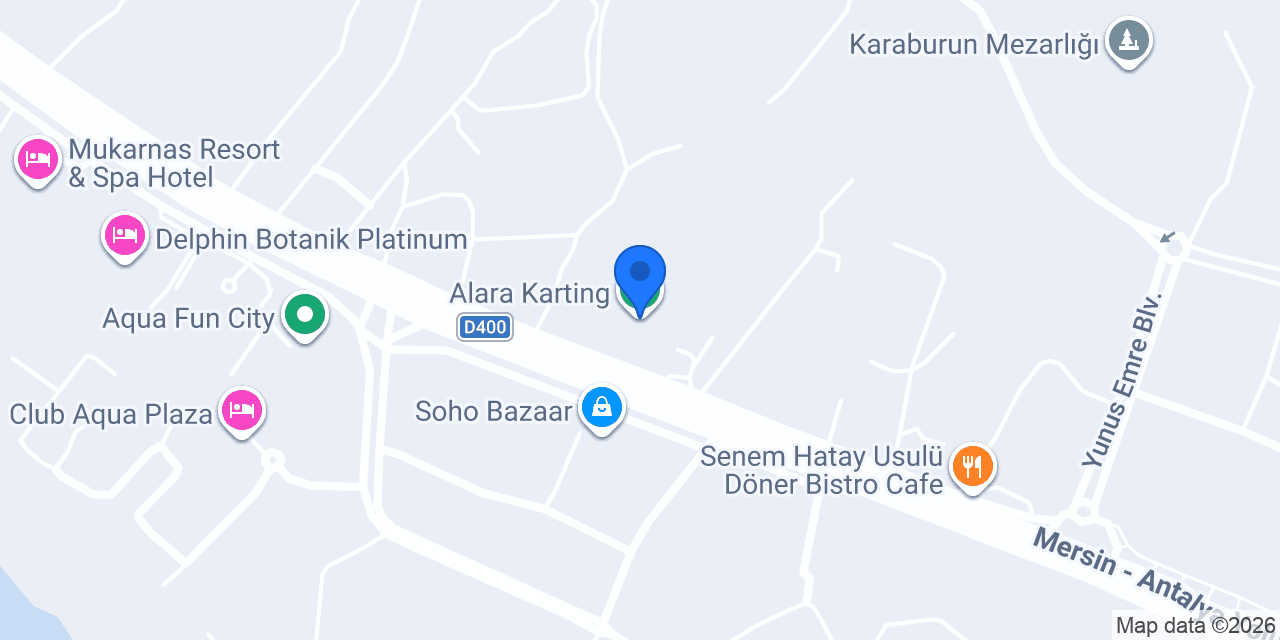 Alara Karting konumu