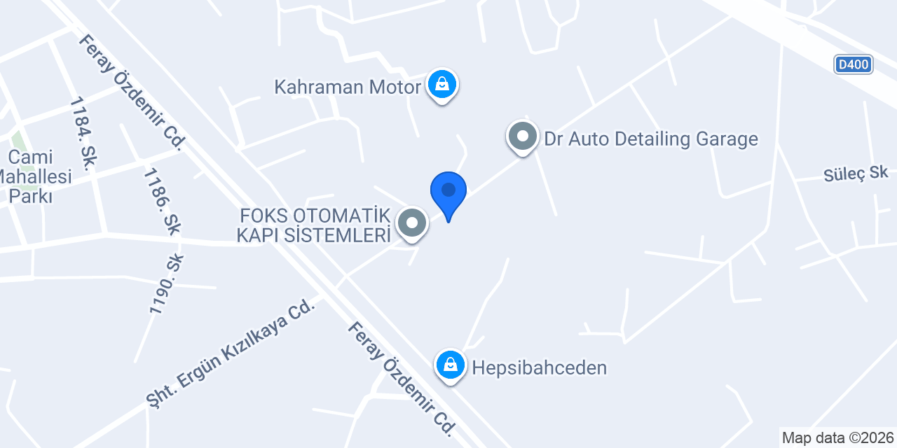 Fethiye otomatik kapı sistemleri konumu