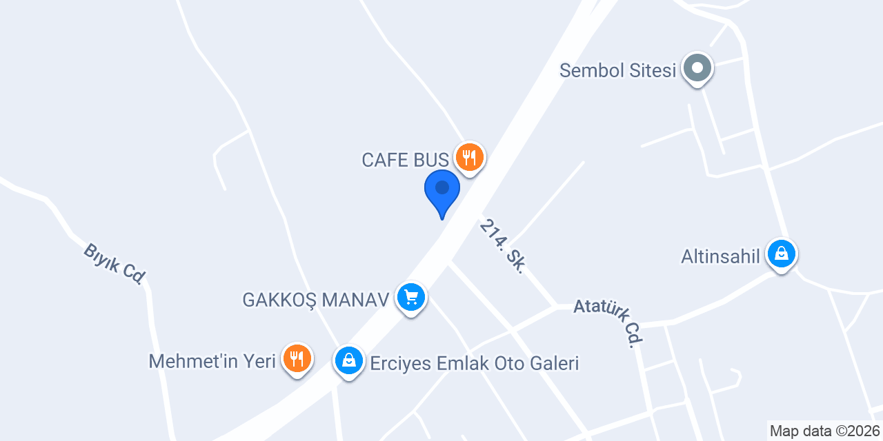 Lezzet bahçesi konumu