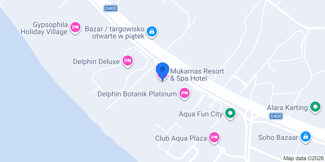 Mukarnas Resort & Spa Hotel konumu