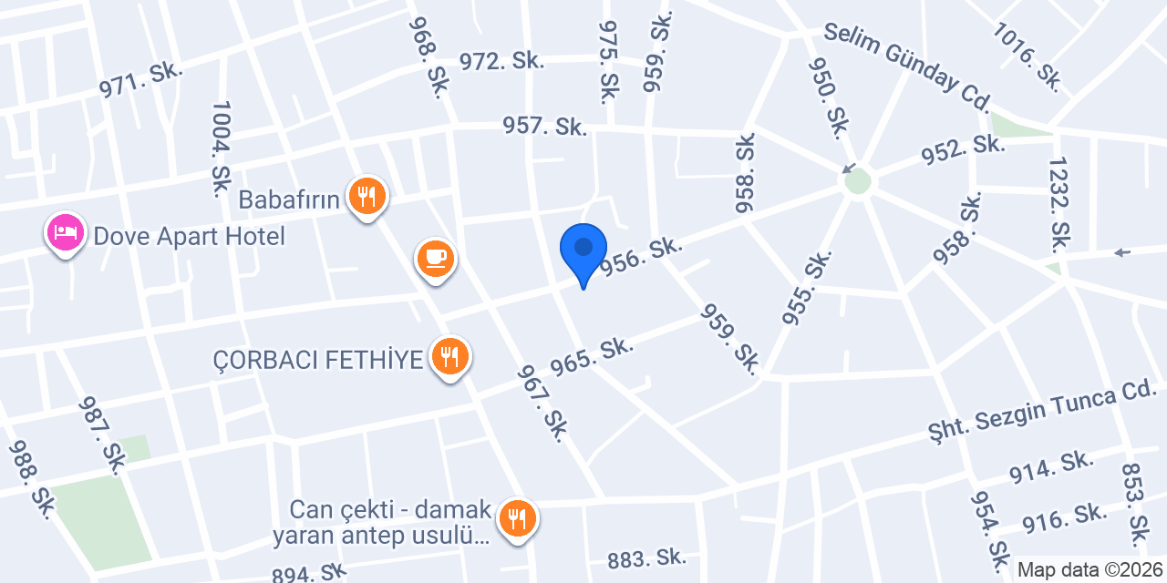 Dede Suites konumu