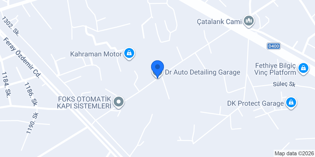 Dr Auto Detailing Garage konumu
