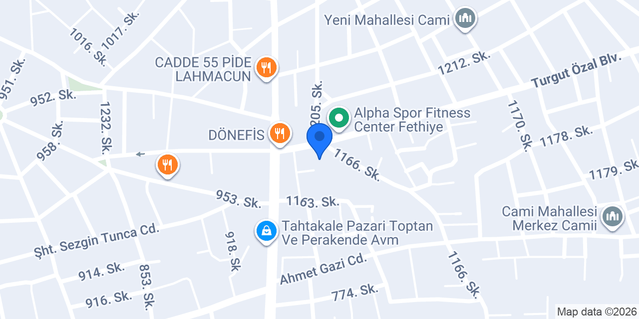 Fethiye Arzum Ekmek konumu