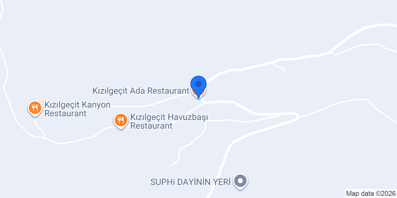 Kızılgeçit Ada Restaurant konumu