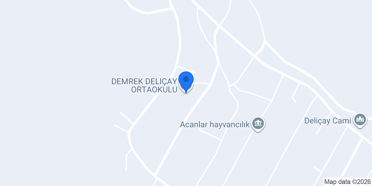 DEMREK DELIÇAY ORTAOKULU konumu