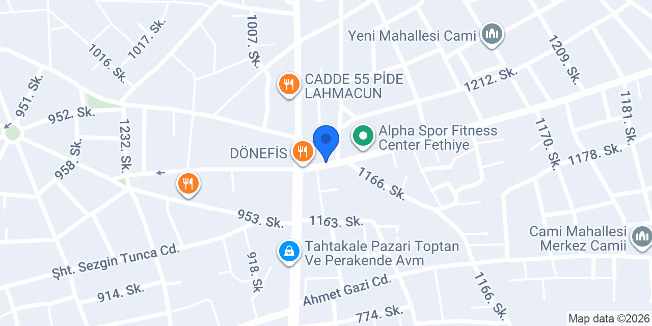FETHİYE LİKYA PET TOPTAN MARKETTE... konumu