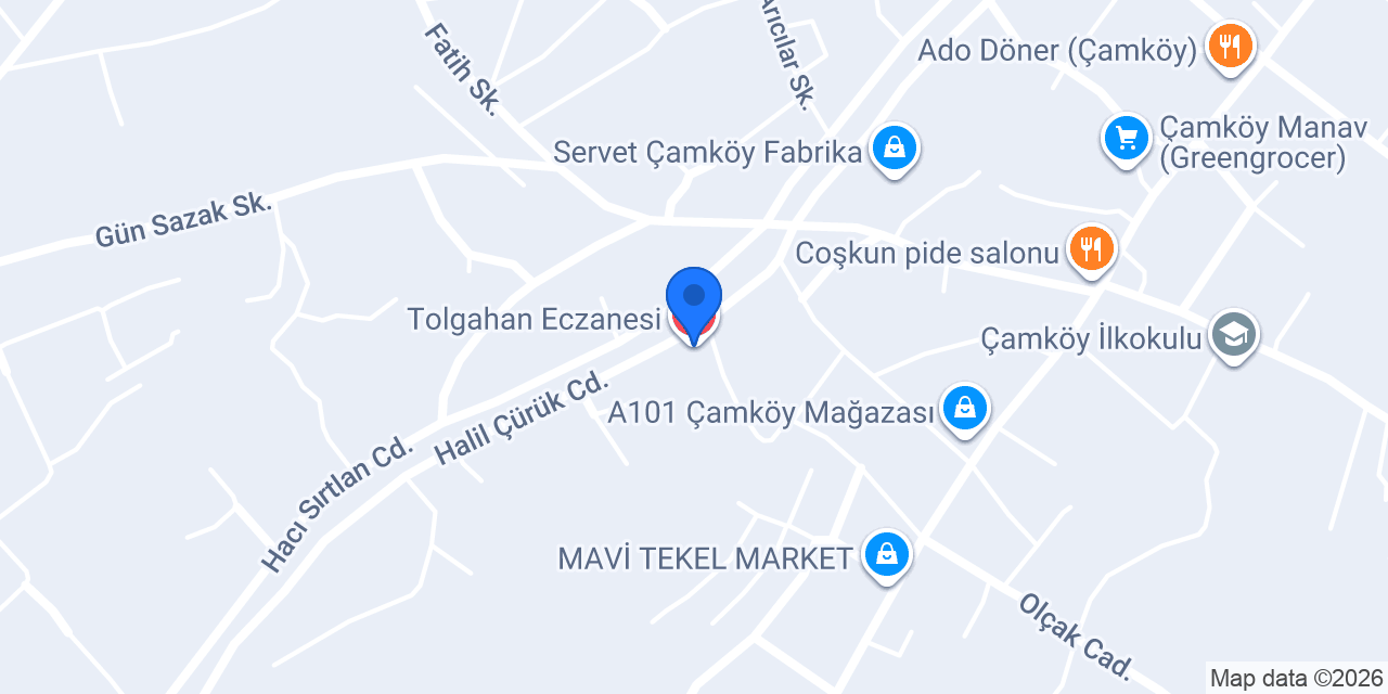 Tolgahan Eczanesi konumu