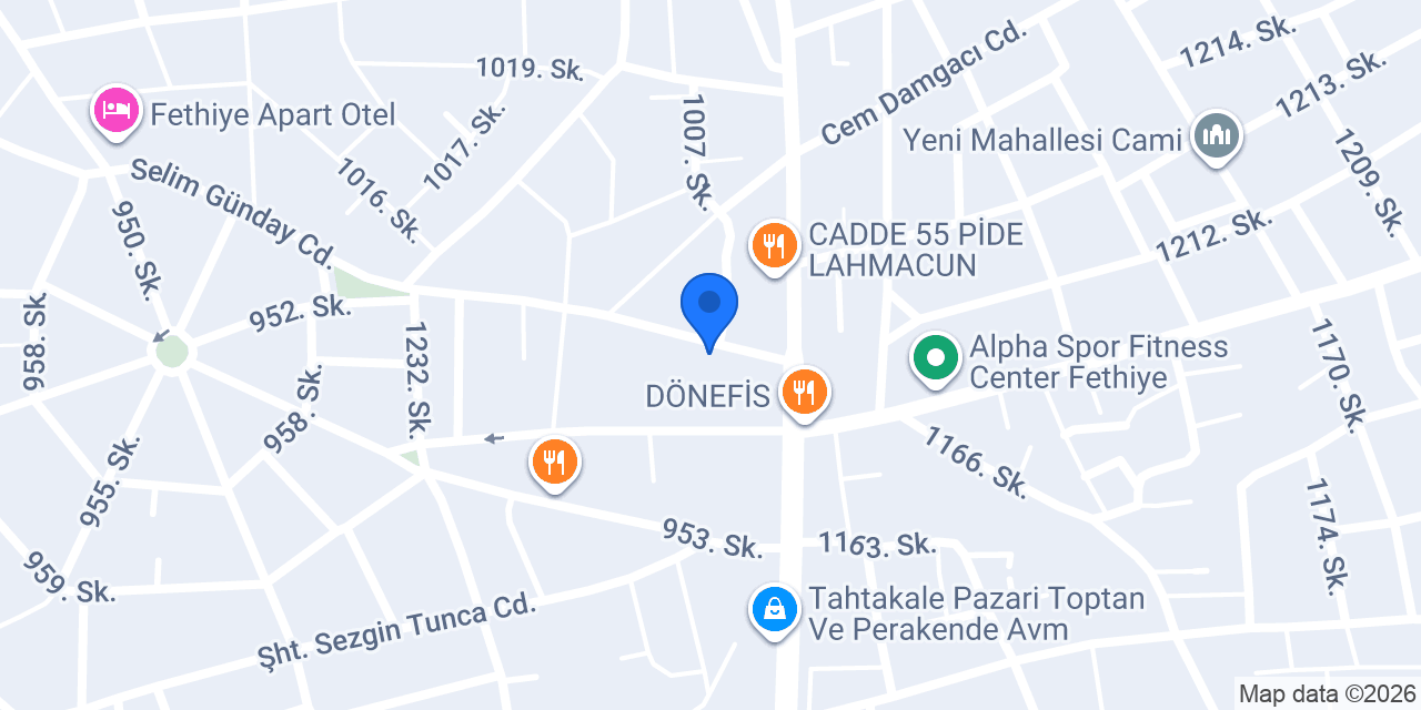 Hünkar Unlu Mamülleri konumu