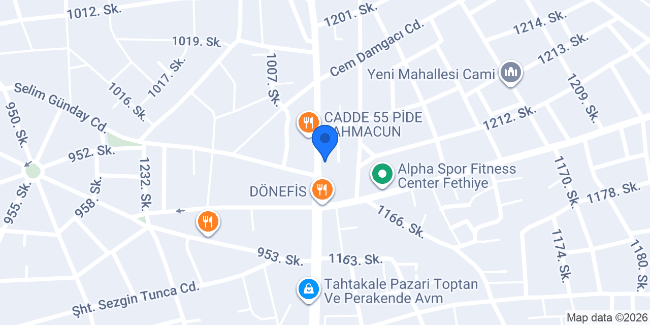 EAK Erkek Kuaförü konumu
