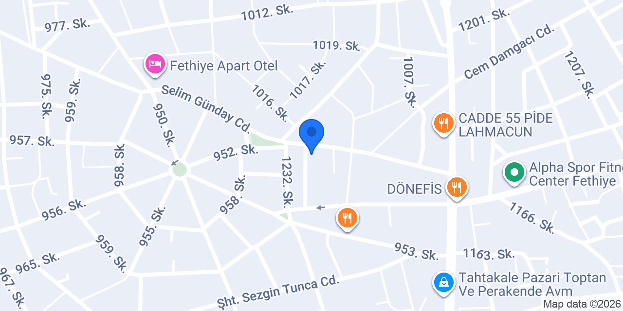Ada Veteriner Klinigi Fethiye konumu