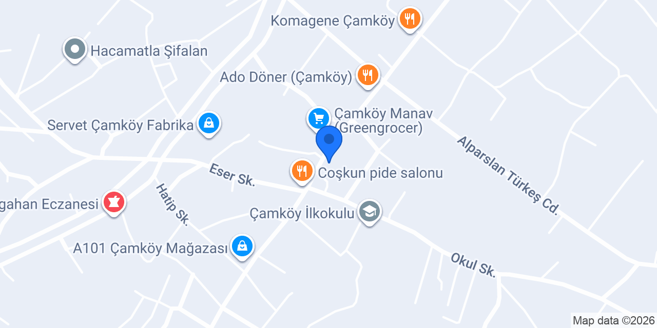 Oses Çiğ Köfte konumu
