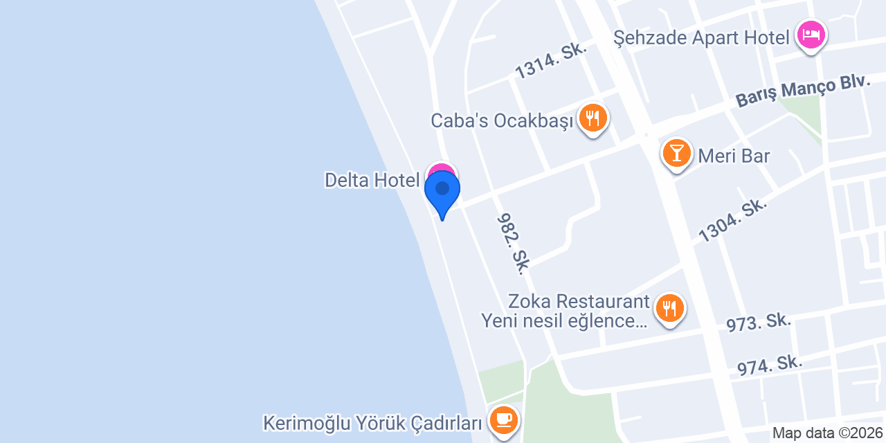 Er-öz Hotel konumu