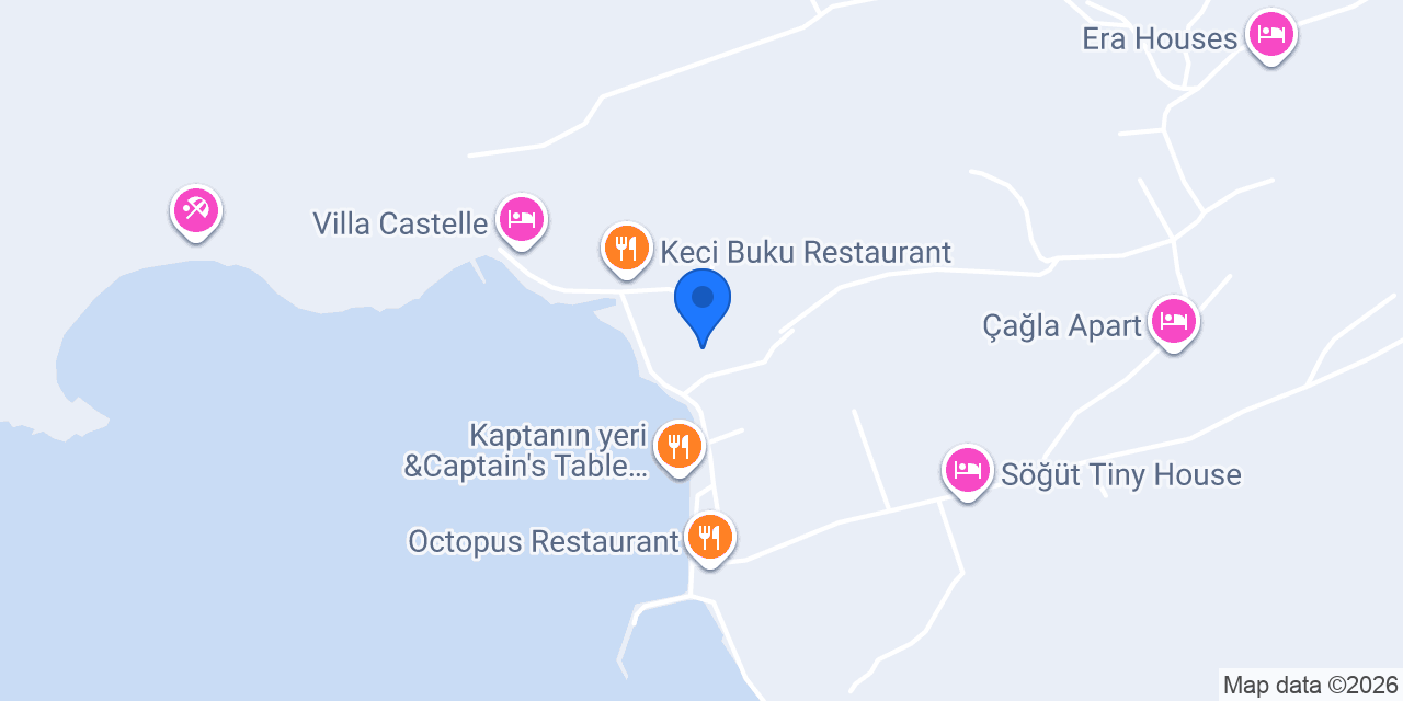 Enginsel Otel / Villa Söğüt konumu