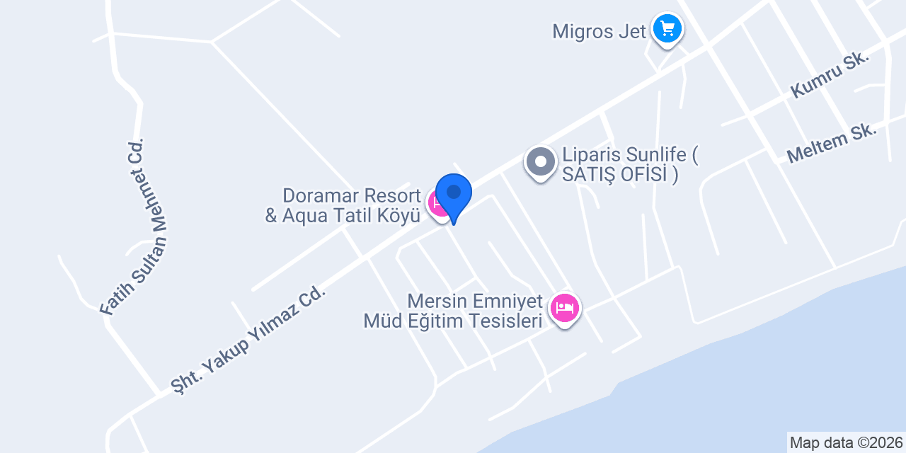 Wonasis Spa Merkezi konumu