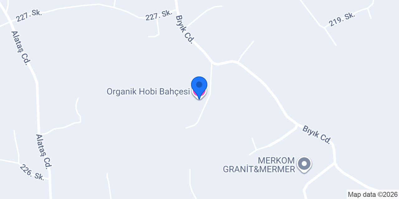 Organik Hobi Bahçesi konumu